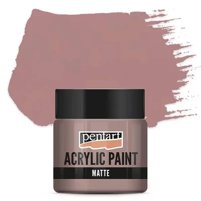 Pentart matt akrilfesték, 50 ml - vintage lila