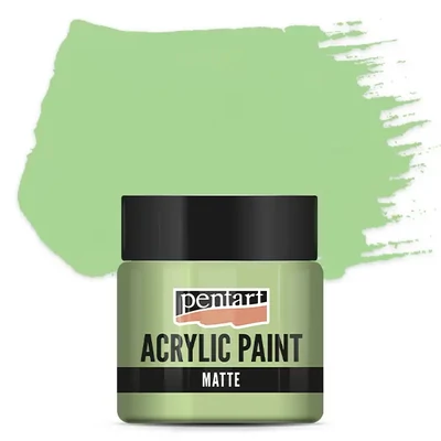 Pentart matt akrilfesték, 50 ml - mojito zöld