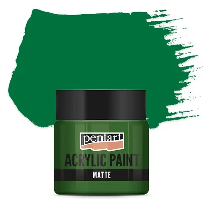 Pentart matt akrilfesték, 50 ml - zöld