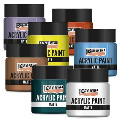 Pentart matt akrilfesték, 50 ml - különféle színekben