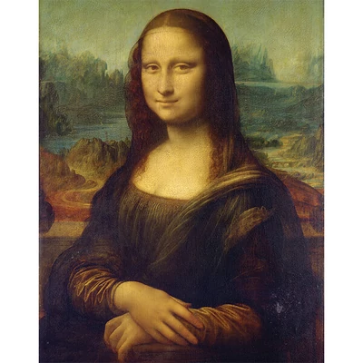 Kifestő készlet, Híres mesterművek, 28x35,5 cm - Mona Lisa