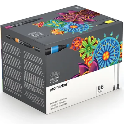 ProMarker kétvégű alkoholos filctoll készlet - 96 db, extended collection