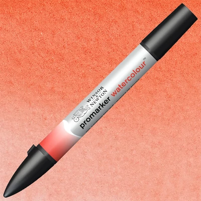 Promarker Watercolour kétvégű akvarell ecsetfilc - 095, cadmium red hue