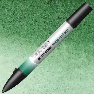 Promarker Watercolour kétvégű akvarell ecsetfilc - 312, Hooker's green dark