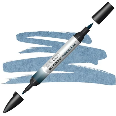Promarker Watercolour kétvégű akvarell ecsetfilc - 322, indigo