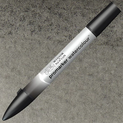 Promarker Watercolour kétvégű akvarell ecsetfilc - 337, lamp black
