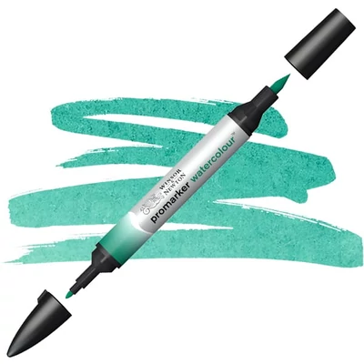 Promarker Watercolour kétvégű akvarell ecsetfilc - 522, phthalo green