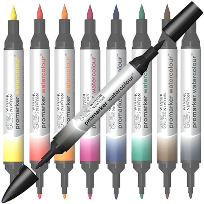 Promarker Watercolour kétvégű akvarell ecsetfilc - különféle színekben