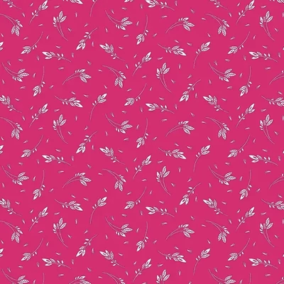 Patchwork anyag - Makower - Revival Sprig Pink 057/P