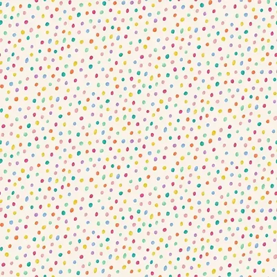 Patchwork anyag - Makower - Hello Spring Spots Cream 088/Q