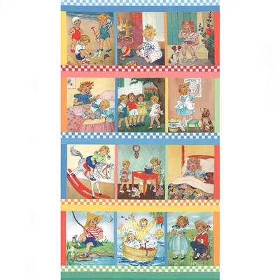 Patchwork anyag - Moda - Story Time by American Jane 21790-11, Panel, 60cm