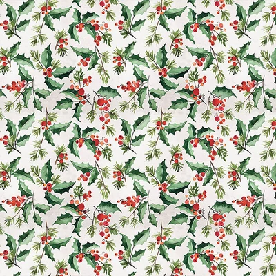 Patchwork anyag - Free Spirit - Christmastime. by Tim Holtz 166WHITE