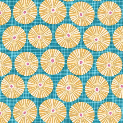 Patchwork anyag - Tilda Cotton Beach - Limpet shell teal 100338