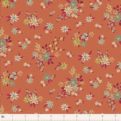 Patchwork anyag - Tilda Chic Escape - Daisyfield ginger 110056