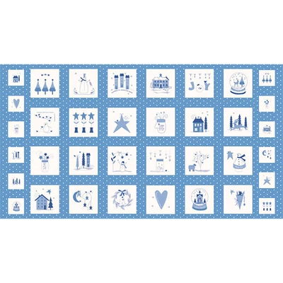 Patchwork anyag - Moda - Crystal Lane by Bunny Hill Designs 2980-12, Panel, 60cm
