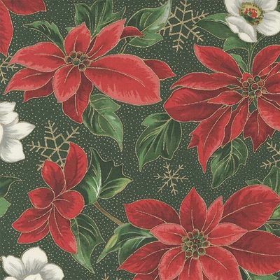 Patchwork anyag - Moda - Merry Manor Metallic 33660-14M