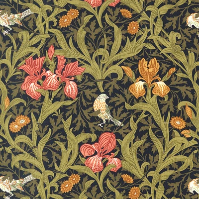 Patchwork anyag - Moda - Barbara Brackman by Best of Morris Muse 3380-15
