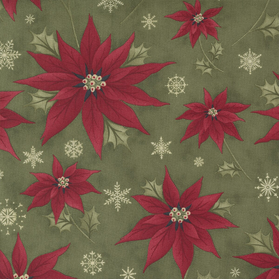 Patchwork anyag - Moda - Poinsettia Plaza by 3 Systers 44290-14