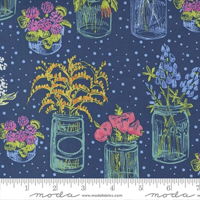 Patchwork anyag - Moda - Wild Blossom by Robin Pickens 48734-25