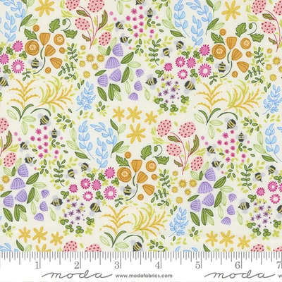 Patchwork anyag - Moda - Wild Blossom by Robin Pickens 48735-11