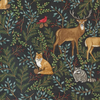 Patchwork anyag - Moda - Woodland Winter by Deb Strain 56090-17
