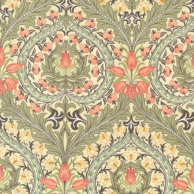 Patchwork anyag - Moda - Barbara Brackman by Best of Morris Meadow 8372-11