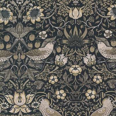 Patchwork anyag - Moda - Barbara Brackman by Best of Morris Ebony Suite 8382-16