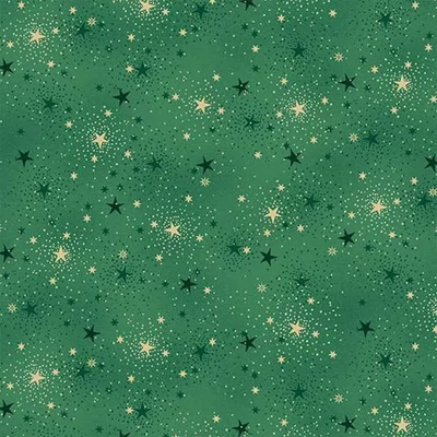Patchwork anyag - Makower - Adorn 216-G Sparkle Green
