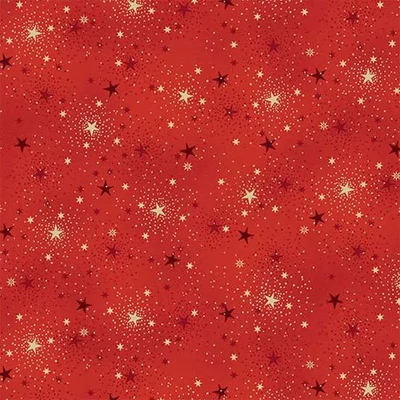 Patchwork anyag - Makower - Adorn 216-R5 Sparkle Red