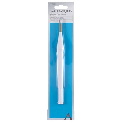 Milward Punch Needle, mágikus tű, 3D tű, No.5, állítható, 19 cm