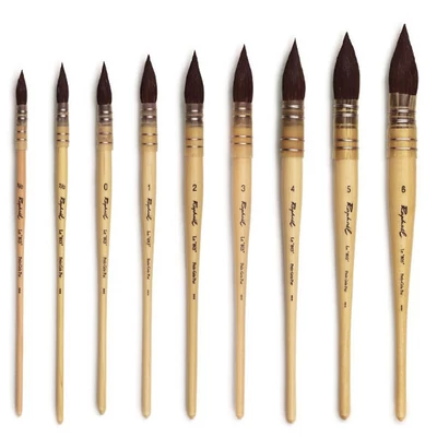 Raphael 803 extra finom mókusszőr ecset - különféle méretekben