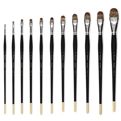 8772 Raphael Kevrin kevert szálú macskanyelv ecset - különféle méretekben