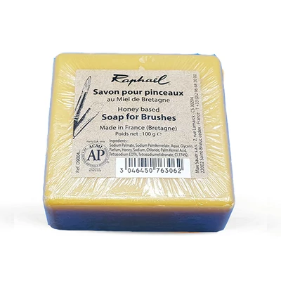 Raphael ecsetmosó és -ápoló szappan, 100 g