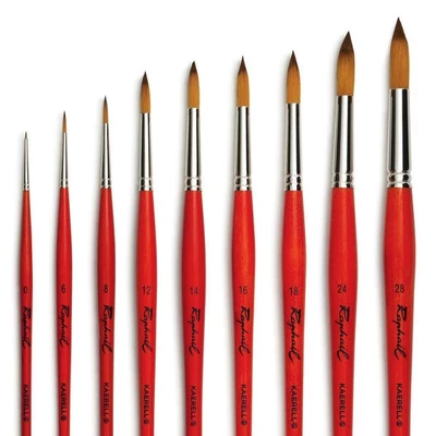 869 Raphael Kaerell S szintetikus kerek ecset - különféle méretekben