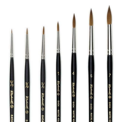 Raphael Kolinsky S 8404 nyestszőr kerek ecset - különféle méretekben