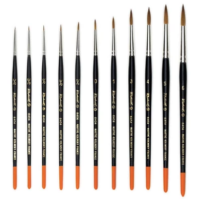 Raphael Kolinsky S 8404 nyestszőr kerek ecset - különféle méretekben