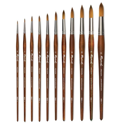 Raphael Precision 8900 szintetikus kerek ecset - különféle méretekben