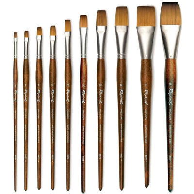Raphael Precision 8930 hosszúszőrű lapos ecset - különféle méretekben