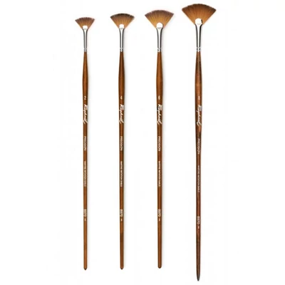 Raphael Precision 8970 szintetikus legyező ecset - különféle méretekben