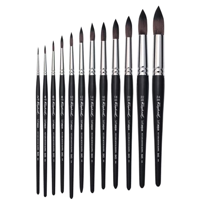 Raphael Softaqua 845 szintetikus kerek ecset - különféle méretekben