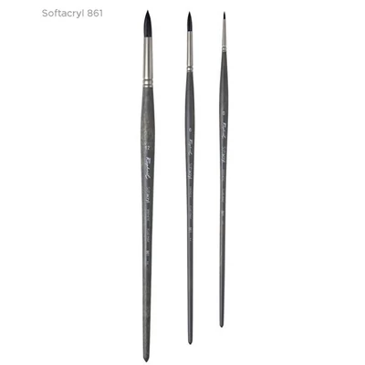 861 Raphael Softacryl szintetikus kerek ecset – különféle méretekben