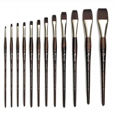 Raphael Textura 870 szintetikus lapos ecset - különféle méretekben