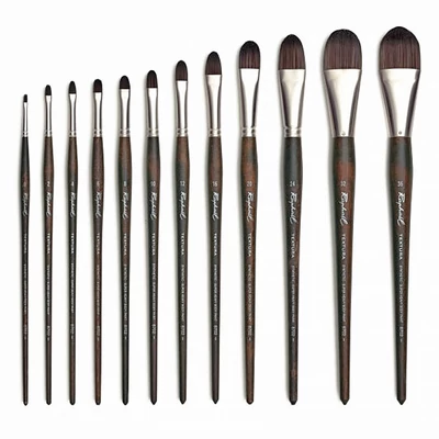 Raphael Textura 8702 szintetikus macskanyelv ecset - különféle méretekben