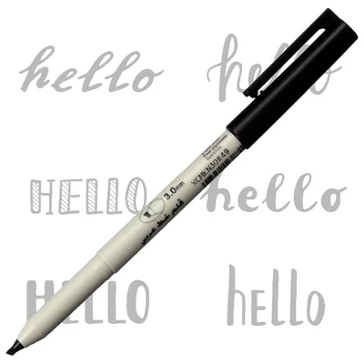 Sakura kalligrafikus filctoll, fekete - 3 mm