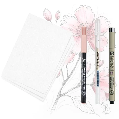 Sakura Creative kit rajzkészlet - Cherry Blossom