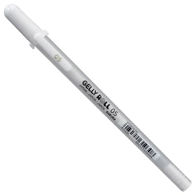 Sakura Gelly Roll Basic zselés toll, 05 (0,3mm) - white