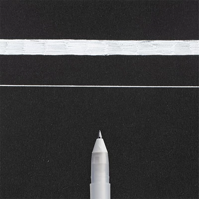 Sakura Gelly Roll Basic zselés toll, 05 (0,3mm) - white