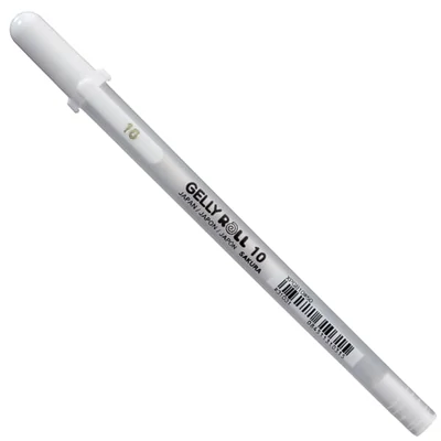 Sakura Gelly Roll Basic zselés toll,  10 (0,5 mm) - white