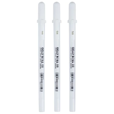 Sakura Gelly Roll zselés toll készlet, 3 db - Real Whites 08