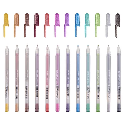 Sakura Gelly Roll Metallic zselés toll készlet - 12 db